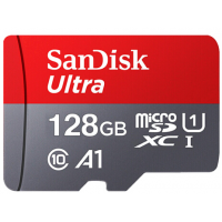 SanDisk Ultra A1 U1 C10 microSDXC UHS-I Card 128GB [R:100]