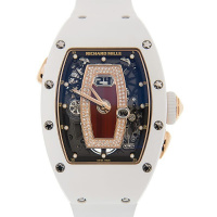 Richard Mille Ladies White Ceramic and 