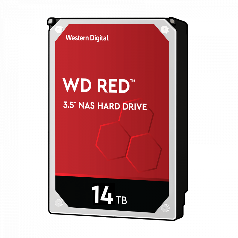 Western Digital Red NAS 3.5-inch 5400rpm SATA3 Internal Hard Drive 14TB ...
