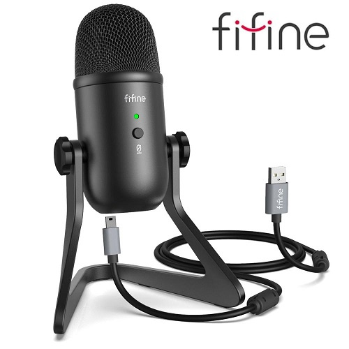 Fifine Metal USB Condenser Microphone 電容式麥克風 K678 價錢、規格及用家意見 香港格價網