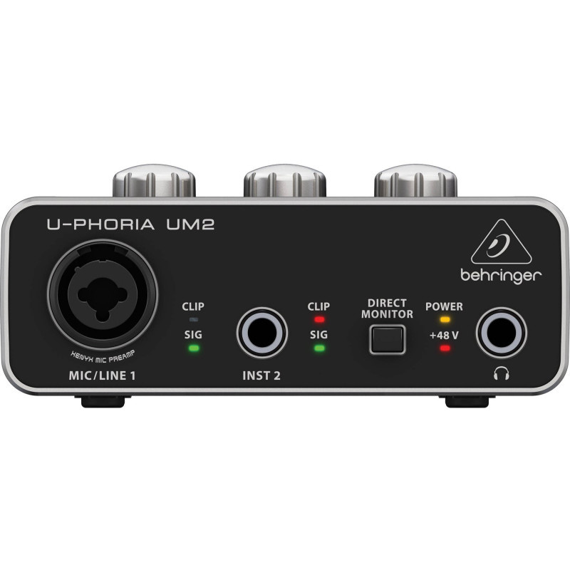 Behringer U-PHORIA Audiophile 2x2 USB Audio Interface with XENYX Mic  Preamplifier UM2 價錢、規格及用家意見- 香港格價網Price.com.hk
