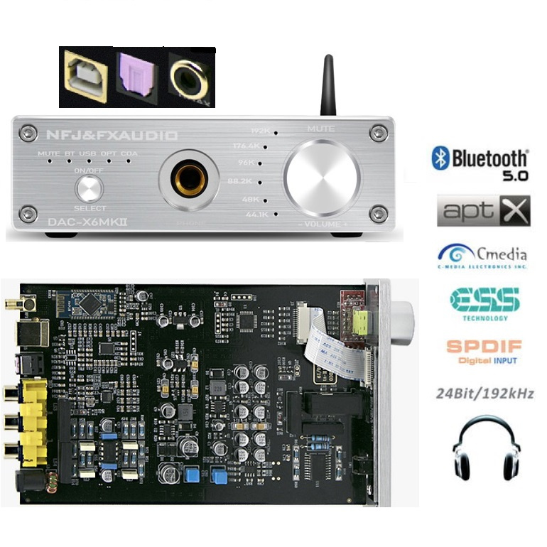 Fx Audio Bluetooth 5 0 Dac Headphone Amplifier Dac X6 Mkii 價錢 規格及用家意見 香港格價網price Com Hk