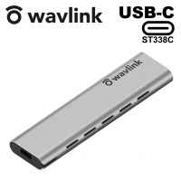 WAVLINK USB-C 3.1 M.2 NVMe PCIe SSD 外置固態硬碟盒 (Type-C Gen 2 10G) WL-ST338C