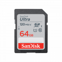 SanDisk Ultra U1 C10 SDXC UHS-I Card 64GB [R:120] SDSDUN4-064G