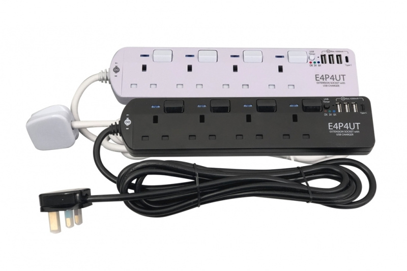 Eight 4位拖板連時間設定usb充電器e4p4ut 價錢 規格及用家意見 香港格價網price Com Hk