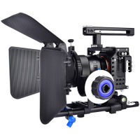 YELANGU Camera Cage with Matte Box and Follow Focus Kit For Sony a7 Series (相機籠套裝)