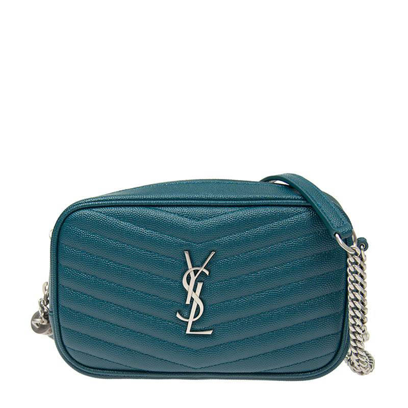 YSL Lou Mini Bag in Quilted Grain De Poudre Embossed Leather 單肩包 6125791GF064413 價錢、規格及用家意見 香港