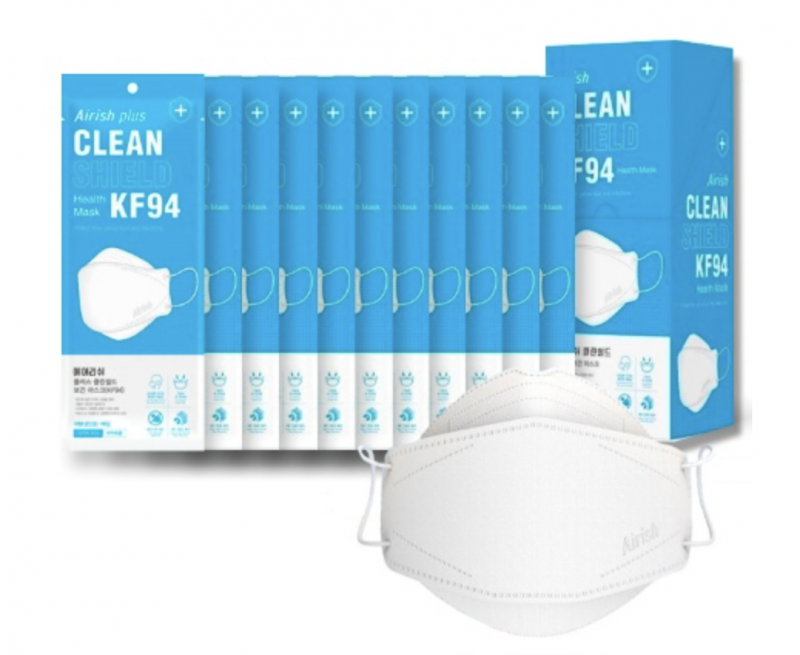 Airish plus CLEAN SHIELD KF94 4 層防護口罩 (20片裝) 價錢、規格及用家意見 香港格價網 Price