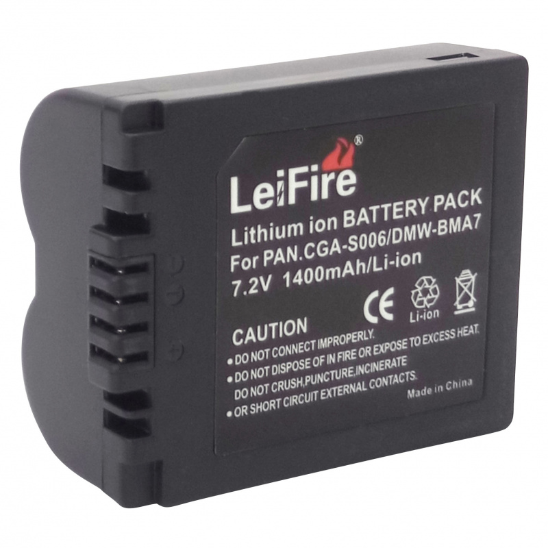 Batería Para Panasonic Modelo Cgr-s006e, 7,2v, 710mah/5,1wh, Li-ion
