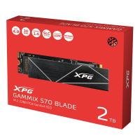 ADATA XPG GAMMIX S70 Blade PCIe Gen4x4 M.2 2280 SSD 2TB (AGAMMIXS70B-2T-CS)