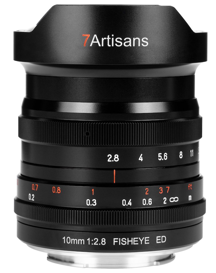 7Artisans 七工匠 10mm F2.8 Full Frame Fisheye Lens for Sony E, Panasonic L