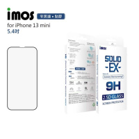 IMOS iPhone 13 Mini 5.4吋 2.5D康寧9H強化玻璃貼