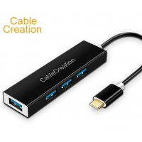 CableCreation 4-Port USB Hub, Type C to USB Hub (USB-C 3.1, USB 3.0) CD0622