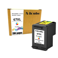 A4cube HP 67XL / HP67 XL 高容量三色代用墨盒