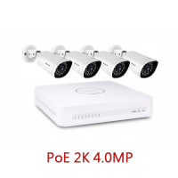 FOSCAM 8-Channel 5MP PoE NVR Kits 網路攝影機儲存系統套裝 FN8108HE x1 + G4EP x4