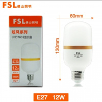 FSL 佛山照明 LED 燈膽 12W 3000K 黃光 T60