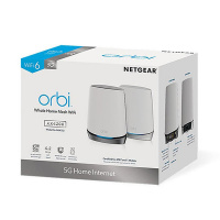 Netgear Orbi Mesh WiFi 6 5G SIM 專業級三頻路由器 (2件裝) (NBK752)
