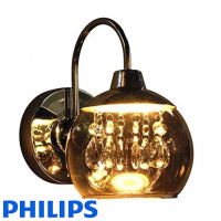 Philips 飛利浦 myLiving DEW Glass Chrome Single Wall Lamp 40947