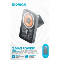 MOMAX Q.Mag Power 8 磁吸無線充流動電源連支架 5000mAh IP108