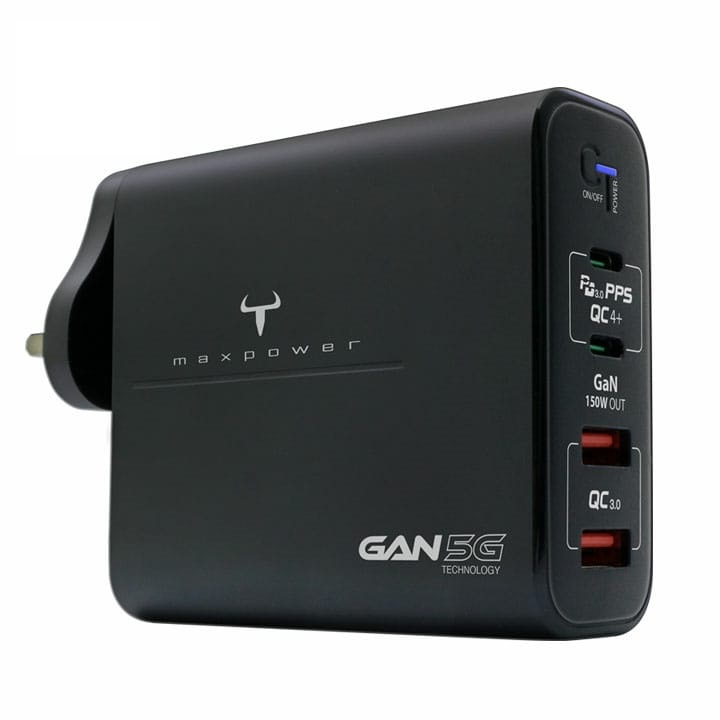Maxpower 牛魔王 150W 4 位 GaN USB 充電器 GN150X 價錢、規格及用家意見 香港格價網