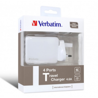 Verbatim 4 Ports Travel Charger 旅行充電器 65124