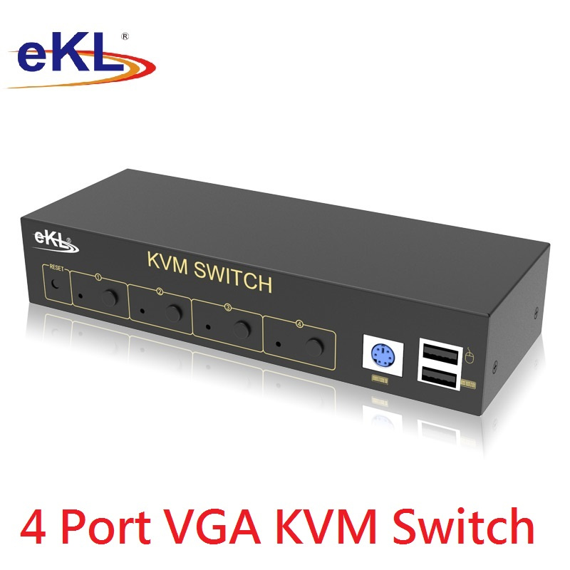 eKL 4 in and 1 out VGA KVM switch 41U 價錢、規格及用家意見 香港格價網