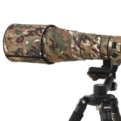 ROLANPRO Copriobiettivo Mimetica Per Nikon AF-S 600mm F/4G ED VR – Protezione Impermeabile E Antigraffio
