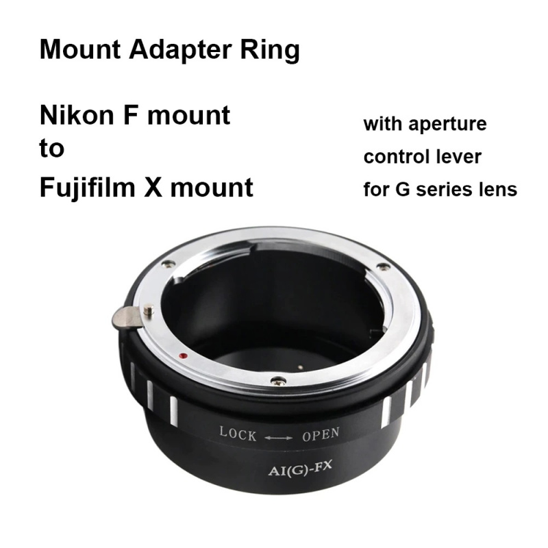 FOCUS Nikon Nikkor F Mount GType D/SLR Lens to Fujifilm Fuji XSeries