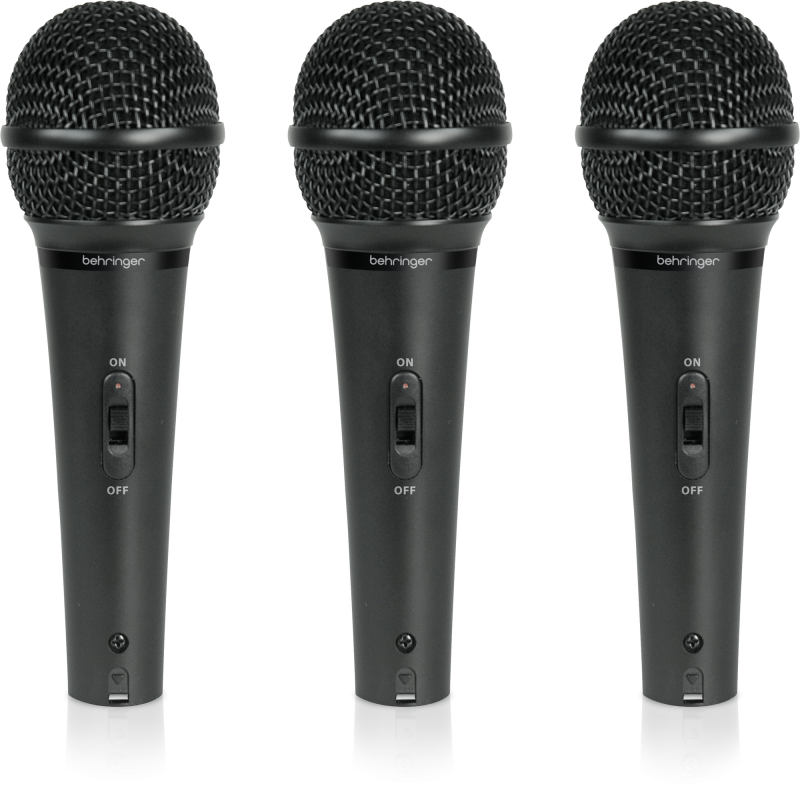 Behringer 3 Dynamic Cardioid Vocal and Instrument Microphones 心型動圈式麥克風