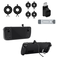 Mcbazel Steam Deck 搖桿保護套裝帶背部支架 兼容 Nintendo Switch/Switch OLED主機
