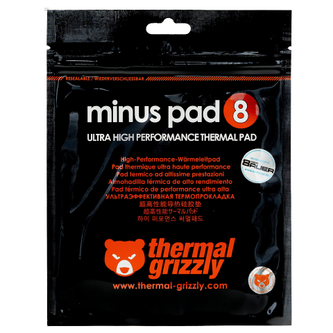 Thermal Grizzly Minus Pad 8 Ultra High Performance Thermal Pad (20 x ...