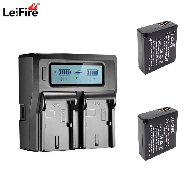 2 Batterie PATONA PLATINUM Per Panasonic Lumix E Leica - 1000mAh, Compatibile Con DMW-BLG10E - Foto 6