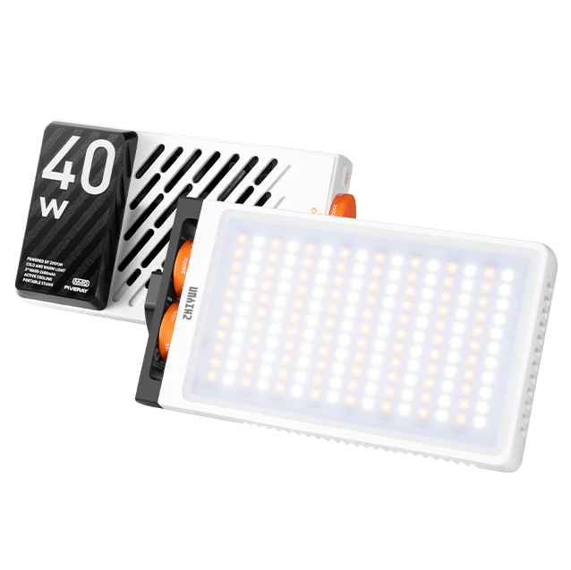 ZHIYUN 智雲 Fiveray M40 40W LED 迷你補光燈 價錢、規格及用家意見 - 香港格價網 Price.com.hk