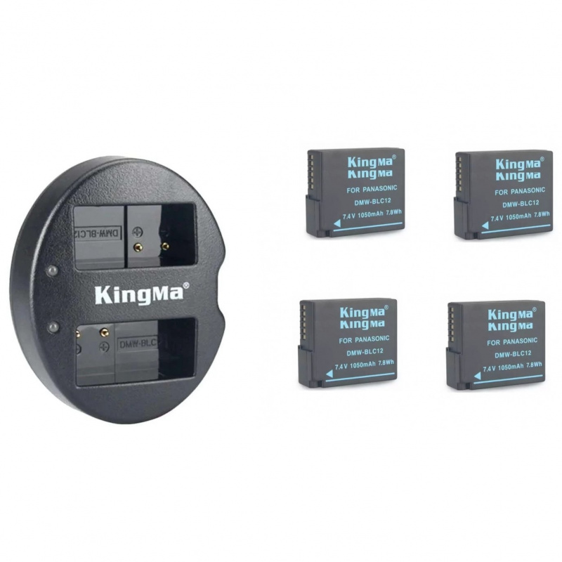 2 Batteries 1800mAh Pour Panasonic Lumix / Leica - Type BP-DC12 / DMW-BLC12