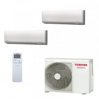 Toshiba 東芝 1匹+1.5匹多聯式變頻冷暖分體式冷氣機 RAS-M10N4KV + RAS-M13N4KV + RAS-2M18S3AV-E