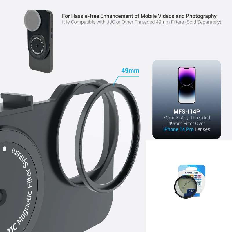 JJC Lens Filter Kit With CPL Circular Polarizer Filter For