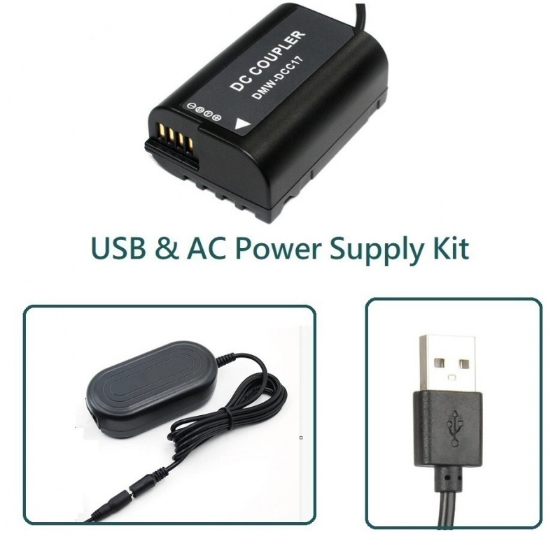 Kastar LTD2 USB Charger Kit For Panasonic DMW-BLK22 DMW-BTC15 Lumix DC-S5 Battery