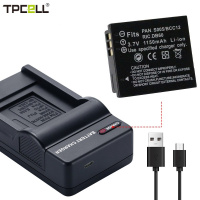 Dual USB Chargeur de Batterie pour Panasonic CGA-S005 Lumix S005E DMW