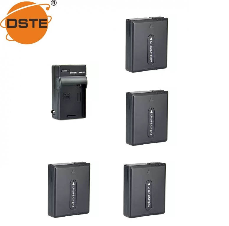 DSTE NP-FM70 7.4V 3400mAh QIAOJINLIN Lithium Battery Pack(2 Packs) And Dual Charger Compatible With Sony DCR-PC330 DCR-TRV25 DCR-TRV27 DCR-TRV30 As NP-QM71D NP-QM71 - View #2