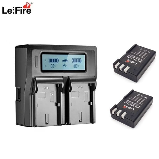 Batteria E Caricatore Doppio Per Nikon EN-EL9 - Compatibile Con D40, D60, D3000, D5000