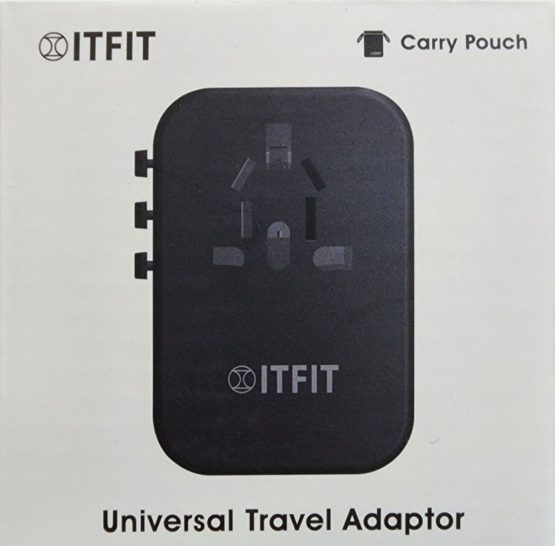 ITFIT by Samsung C&T 35.5W Universal Travel Adapter Quick Charge 3.0