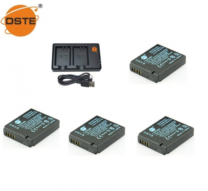 Batteria Agli Ioni Di Litio Compatibile Per Leica D-LUX 5, BP-DC10, BP-DC10E, 1250 MAh, 3.7V - 5