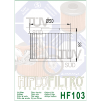 thumbnail image 2 of Hiflofiltro Premium Oil Filter HF103 For Honda CRF300L (2021) – Made In Thailand 2 of 4