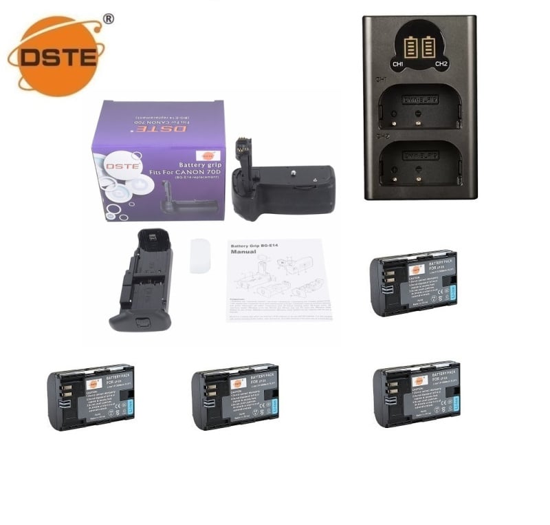 DSTE® Pro BG-E11 Vertical Battery Grip 2x LP-E6 Battery For Canon EOS - View #7