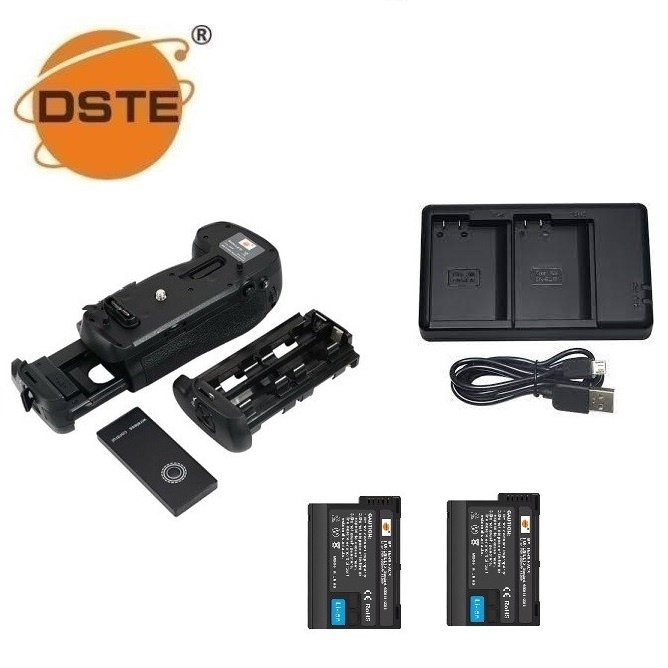 Batteria E Caricatore DSTE Per Nikon EN-EL15 - Compatibile Con D7000, D750, D800 E Altri | Kit Con 2 Batterie