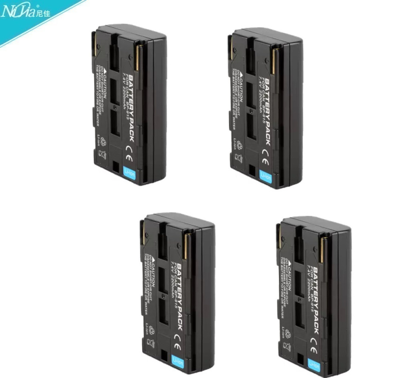 Nijia 4 PCS CANON BP915 LithiumIon Battery Pack 代用鋰電池 (7.4V, 2200mAh
