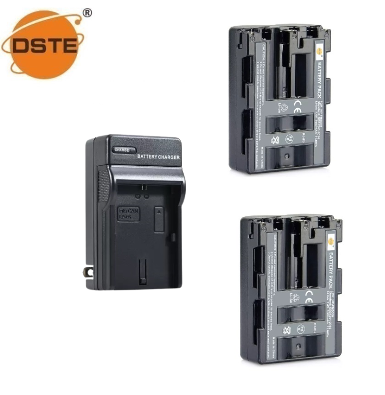 DSTE NP-FM70 7.4V 3400mAh QIAOJINLIN Lithium Battery Pack(2 Packs) And Dual Charger Compatible With Sony DCR-PC330 DCR-TRV25 DCR-TRV27 DCR-TRV30 As NP-QM71D NP-QM71 - View #13