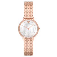 Emporio Armani 32mm 白色珍珠母貝閃石錶盤玫瑰金不鏽鋼女士手錶 AR11006 價錢、規格及用家意見 - 香港格價網 ...