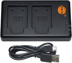 Dual-Ladegerät Für Nikon EN-EL10 Akkus – USB-betrieben, Inkl. Kabel