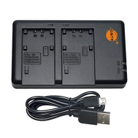 DSTE Li-ion Batterie 2-Pack et chargeur USB costume pour Canon NB-2L NB